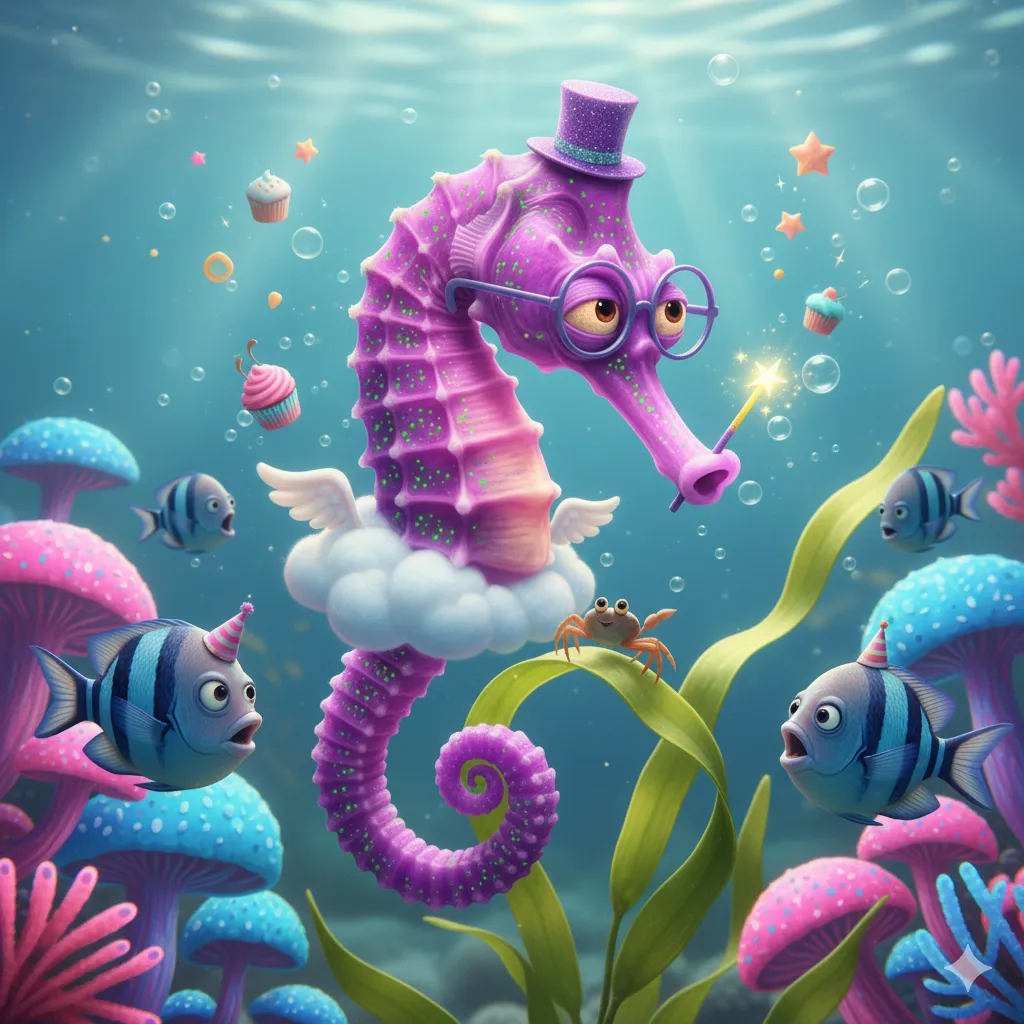 Cute Seahorse puns 